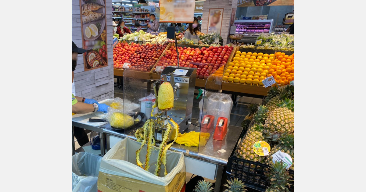 Éplucheur peleur automatique ananas mangue, melon, citrouille : KA 750 PM