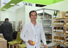 Noah Courtial, Directeur Général, des Coteaux Nantais qui a cette année lancé le Radar du goût, qui dresse le profil sensoriel des pommes