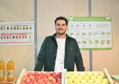 Nicolas Dublé de Terre de pommes qui exposait pour la première fois au Natexpo