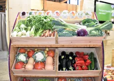 Fruits et légumes sur le stand Pronatura