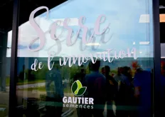 Les invités ont pu visiter la serre de l'innovation, inaugurée par Gautier Semences en 2016