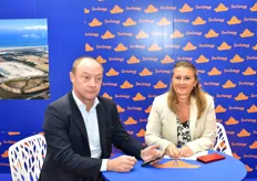 Yvan Gomel et Christelle Meyer venus représenter le Port de Dunkerque - premier port français pour les produits sous température dirigée