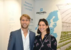 Pierre Moulin et Anne-Sophie Marchais sur le stand Richel Group