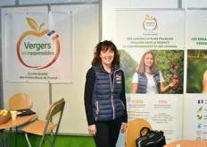 Sandrine Gaborieau de l'ANPP, venue au SIVAL représenter les Vergers Ecoresponsables