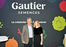 Jacques et Jeanne Gautier, au SIVAL 2023 pour annoncer la nouvelle identité de l'entreprise