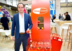Arnaud de Puineuf sur le stand Innatis pour présenter Honey Crunch