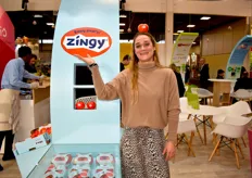 Alice Gianola présente Zingy sur le stand Innnatis !