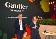 Jacques Gautier et Jeanne Gautier ont présenté à l'occasion du Fruit Logistica 2023 la nouvelle identité de Gautier Semences