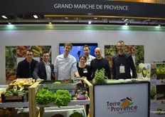 L'équipe de Grand Marché de Provence, Fruit&Veg wholesale Cluster et Terre de Provence Agglomération ont présenté leur gamme de fruits et légumes dont le Saint-Rémy basilic et la mangue biologique d'Espagne