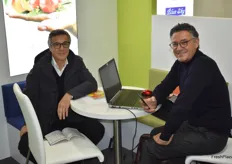 Dan et Thierry Benizeri de Sté Atlas Distribution International, partenaires de l'entreprise marocaine Agri Souss