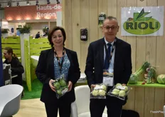 Sandra Neyer et Serge Riou de la société Riou ont présenté leurs mini-légumes