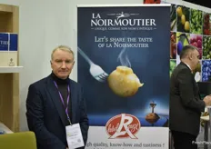 Valéry Brechet de la Coop de Noirmoutier. Récemment, les pommes de terre primeur de la coopération ont obtenu le label Rouge