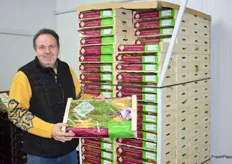 Philippe Pommier de l'entreprise PicVert, commercialise des mini-légumes. La société propose également toute une gamme de produits cultivés sans pesticide