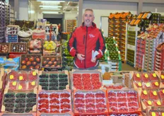 Sébastien Gay de la société Valérie-Prim, qui met actuellement à l'honneur toute sa gamme de fruits rouges