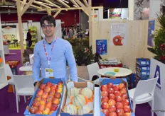 Flavio De Souza d'Albafruit. Il a présenté les pommes Envy et Jazz produites en France pour le marché export. Pour le marché français, Albafruit a mis l'accent sur le melon