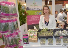 Adriana Chelli est venue représenter au salon du MedFEL Les Herbes du Roussillon, qui continue d'élargir sa gamme d'herbes séchées bio
