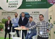 Carole Lucia, Jérôme Crenn, Nicolas Paul, CEO, Clément Vannier et Thomas Bonijol pour le Groupe Thomas Plants. 