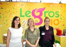 Yvonne Legros de Legros BIO et son équipe lors du Fruit Logistica 