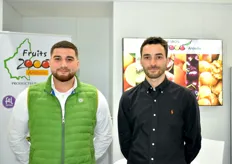 Alban et Stéphane Faure de Fruits 2000 Ardèche, présents pour la première fois au Fruit Logistica 