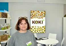 Cécile Biers sur le stand Koki pour Unicoque 