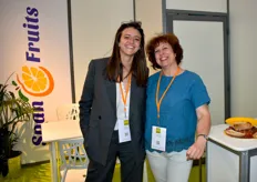 Laura Bonfa et Christina Becker de la société SpanFruits, spécialisée dans l’import-export sur les marchés espagnol, marocain et israëlien