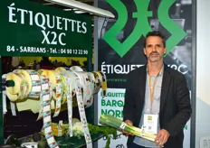 Sylvain Decoster de l’entreprise Etiquettes X2C