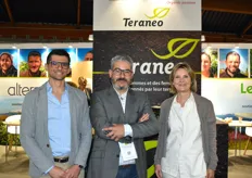 Nicolas Fort, Antonio Morales Abad et Yvonne Legros sur le stand Teraneo 